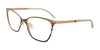 Takumi TK1289 Eyeglasses | Size 56 / Purple Accent Color & Stripes