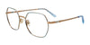 Takumi TK1290 Eyeglasses | Size 49 / Light Blue & Pink Gold
