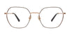 Takumi TK1290 Eyeglasses | Size 49 / Black & Pink Gold