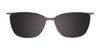 Takumi TK1291 Eyeglasses with Clip-on Sunglasses | Size 52 / Clip Only (Color №020)