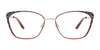 Takumi TK1292 Eyeglasses with Clip-on Sunglasses | Size 53 / Beige & Gold/Mocha Mousse