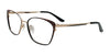 Takumi TK1292 Eyeglasses with Clip-on Sunglasses | Size 53 / Black & Gold