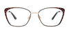 Takumi TK1292 Eyeglasses with Clip-on Sunglasses | Size 53 / Beige & Gold/Mocha Mousse