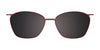 Takumi TK1292 Eyeglasses with Clip-on Sunglasses | Size 53 / Clip Only (Color №015)