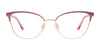 Takumi TK1293 Eyeglasses with Clip-on Sunglasses | Size 52 / Black & Gold With Pattern