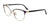 Takumi TK1293 Eyeglasses with Clip-on Sunglasses | Size 52 / Black & Gold With Pattern