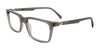 Takumi TK1294 Eyeglasses with Clip-on Sunglasses | Size 54 / Transparent Grey Brushed