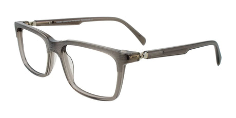 Takumi TK1294 Eyeglasses with Clip-on Sunglasses Transparent Grey Brushed