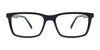 Takumi TK1294 Eyeglasses with Clip-on Sunglasses | Size 54 / Black Brushed