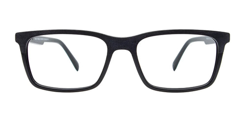 Takumi TK1294 Eyeglasses with Clip-on Sunglasses / Size 54 / Black Brushed