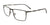 Takumi TK1295 Eyeglasses with Clip-on Sunglasses | Size 57 / Brushed Black