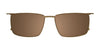 Takumi TK1295 Eyeglasses with Clip-on Sunglasses | Size 57 / Clip Only (Color №010)