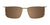 Takumi TK1295 Eyeglasses with Clip-on Sunglasses | Size 57 / Clip Only (Color №010)