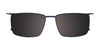Takumi TK1295 Eyeglasses with Clip-on Sunglasses | Size 57 / Clip Only (Color №050)