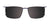 Takumi TK1295 Eyeglasses with Clip-on Sunglasses | Size 57 / Clip Only (Color №050)