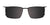 Takumi TK1295 Eyeglasses with Clip-on Sunglasses | Size 57 / Clip Only (Color №090)