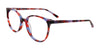 Takumi TK1296 Eyeglasses with Clip-on Sunglasses | Size 51 / Red & Blue