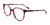 Takumi TK1296 Eyeglasses with Clip-on Sunglasses | Size 51 / Red & Blue