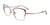 Takumi TK1297 Eyeglasses | Size 54 / Rose Gold & Black Pattern