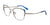 Takumi TK1297 Eyeglasses | Size 54 / Steel & Blue Pattern
