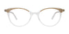 Takumi TK1300 Eyeglasses | Size 51 / Crystal & Marble