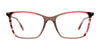 Takumi TK1301 Eyeglasses with Clip-on Sunglasses | Size 54 / Black & Lilac