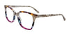Takumi TK1303 Eyeglasses with Clip-on Sunglasses | Size 54 / Purple & Multicolor