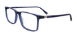 Takumi TK1304 Eyeglasses with Clip-on Sunglasses Blue Matt