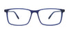 Takumi TK1304 Eyeglasses with Clip-on Sunglasses | Size 58 / Black Matt