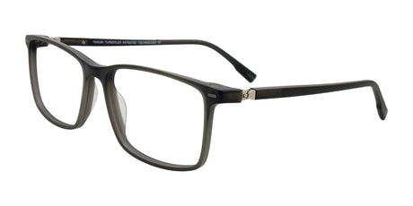 Takumi TK1304 Eyeglasses with Clip-on Sunglasses Black Matt