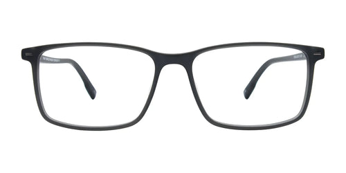 Takumi TK1304 Eyeglasses with Clip-on Sunglasses / Size 58 / Black Matt