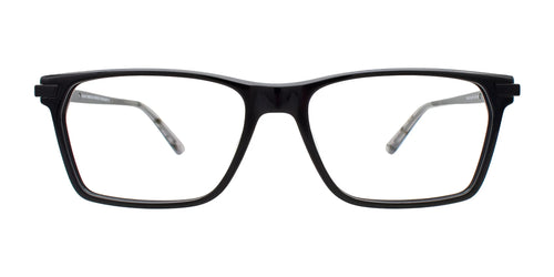Takumi TK1307 Eyeglasses with Clip-on Sunglasses / Size 55 / Black