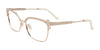 Takumi TK1314 Eyeglasses with Clip-on Sunglasses | Size 53 / Soft Gold With Crystals