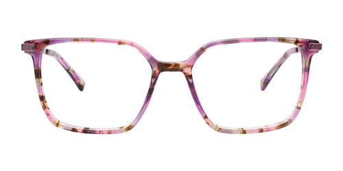 Takumi TK1316 Eyeglasses with Clip-on Sunglasses / Size 53 / Pink Tortoise