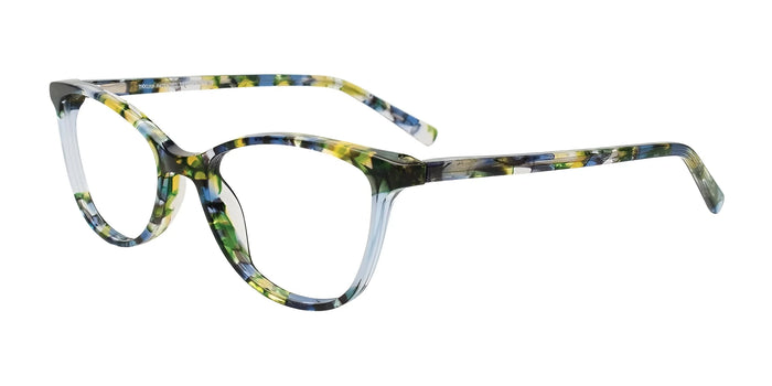 Takumi TK1317 Eyeglasses | Size 50 / Blue & Lime