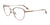 Takumi TK1322 Eyeglasses | Size 52 / Beige & Pink Gold