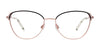 Takumi TK1322 Eyeglasses | Size 52 / Beige & Pink Gold