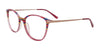Takumi TK1324 Eyeglasses | Size 50 / Red & Multicolor Lines