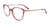 Takumi TK1324 Eyeglasses | Size 50 / Red & Multicolor Lines