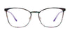 Takumi TK1326 Eyeglasses | Size 53 / Gold & Multicolor Stripes