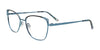 Takumi TK1331 Eyeglasses with Clip-on Sunglasses | Size 53 / Teal