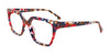 Takumi TK1335 Eyeglasses | Size 53 / Red & Blue & Copper