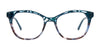 Takumi TK1340 Eyeglasses | Size 51 / Purple & Red Tortoise