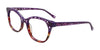 Takumi TK1340 Eyeglasses | Size 51 / Purple & Red Tortoise