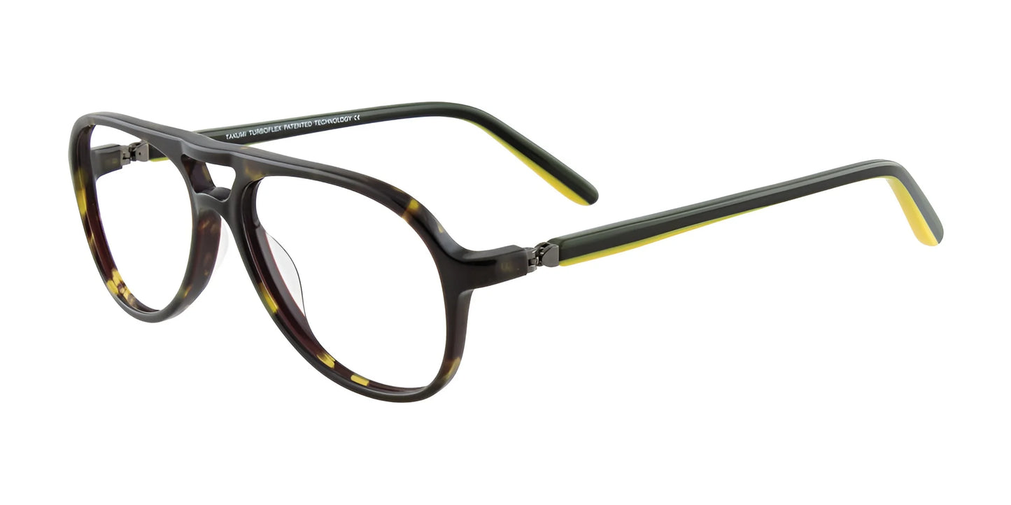 Takumi TK903 Eyeglasses Tortoise Green