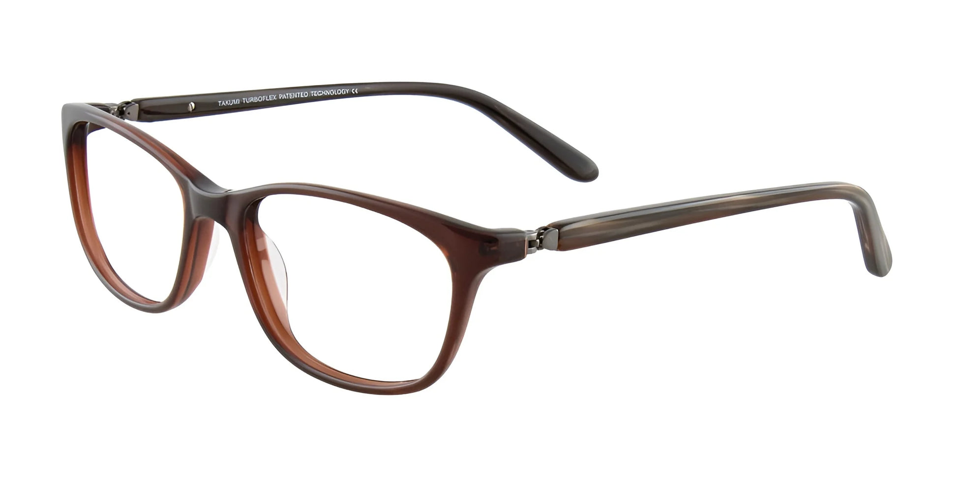Takumi TK904 Eyeglasses Clear Dark Chocolate