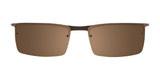Takumi TK912 Eyeglasses with Clip-on Sunglasses | Size 50
