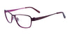 Takumi TK915 Eyeglasses with Clip-on Sunglasses | Size 53 / Satin Eggplant & Fuchsia