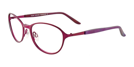 Takumi TK916 Eyeglasses with Clip-on Sunglasses Matt Fuschia