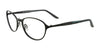 Takumi TK916 Eyeglasses with Clip-on Sunglasses | Size 53 / Matt Black